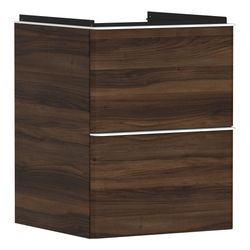 Hansgrohe Xelu Q Waschtischunterschrank Nussbaum Dunkel 480x475mm, Griff Mattweiß m... HANSGROHE-54022700 4059625455173 (Abb. 1)