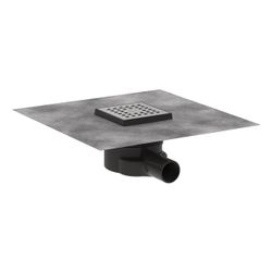hansgrohe RainDrain Point Komplettset Punktablauf 100x100mm, Edelstahl gebürstet, A... HANSGROHE-56246800 4059625429686 (Abb. 1)