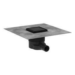 hansgrohe RainDrain Brilliance Komplettset, Mattschwarz Punktablauf 100x100mm, rück... HANSGROHE-56250670 4059625429624 (Abb. 1)