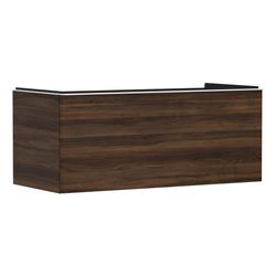Hansgrohe Xelu Q Waschtischunterschrank Nussbaum Dunkel 1180x550mm, Griff Mattweiß ... HANSGROHE-54065700 4059625456385 (Abb. 1)