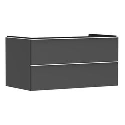 Hansgrohe Xelu Q Waschtischunterschrank Diamantgrau Matt 980x550mm, Griff Mattweiß ... HANSGROHE-54079700 4059625456767 (Abb. 1)
