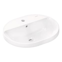 hansgrohe Xuniva U Einbauwaschtisch 550x400mm mit Hahnloch und Überlauf, SmartClean... HANSGROHE-61064450 4059625475539 (Abb. 1)