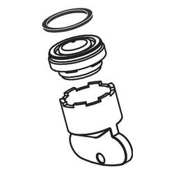 hansgrohe Luftsprudler M24x1 mit Durchflussbegrenzer, 5l/min, Chrom... HANSGROHE-92996000 4059625026632 (Abb. 1)