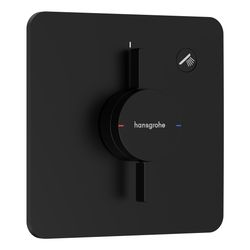 hansgrohe DuoTurn Q Mischer Unterputz für 1 Verbraucher, Mattschwarz mit Thermostat... HANSGROHE-75614670 4059625471272 (Abb. 1)