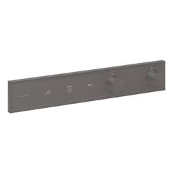 hansgrohe RainSelect Thermostat Unterputz für 3 Verbraucher, Schwarz/Chrom gebürste... HANSGROHE-15381340 4059625489123 (Abb. 1)