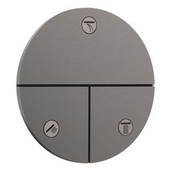 hansgrohe Shower Select Comfort S Ventil Unterputz Schwarz/Chrom gebürstet für 3 Ve... HANSGROHE-15558340 4059625465301 (Abb. 1)