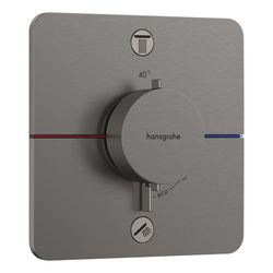 hansgrohe Shower Select Comfort Q Thermostat Unterputz Schwarz/Chrom gebürstet für ... HANSGROHE-15586340 4059625466612 (Abb. 1)