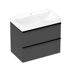 hansgrohe Xelu Q Waschtisch 800x480mm mit Hahnloch ohne Überlauf, SmartClean, Weiß... HANSGROHE-61020450 4059625413937 (Abb. 1)