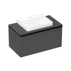 hansgrohe Xelu Q Aufsatzwaschtisch geschliffen 600x480mm mit Hahnloch ohne Überlauf... HANSGROHE-61018450 4059625413913 (Abb. 1)