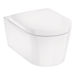 hansgrohe EluPura S Wand WC Set 540 AquaFall Flush, HygieneEffect mit WC-Sitz mit S... HANSGROHE-62021450 4059625479599 (Abb. 1)