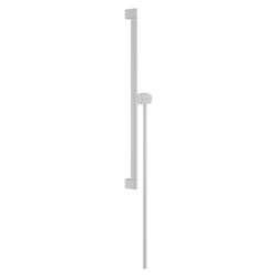 Hansgrohe Unica Brausestange S Puro 663mm Mattweiß mit Easy Slide Handbrausehalter ... HANSGROHE-24402700 4059625460672 (Abb. 1)