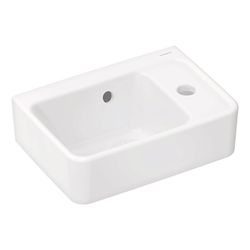 hansgrohe Xanuia Q Handwaschbecken 360x250mm mit Hahnloch und Überlauf, Weiß... HANSGROHE-60129450 4059625478691 (Abb. 1)