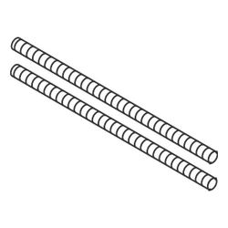 Hansgrohe Talis Verlängerung 250mm zu Fertigset für Brausenmischer Unterputz, 32698... HANSGROHE-32698000 4011097240534 (Abb. 1)