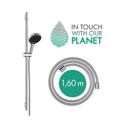 Hansgrohe Rainfinity Brauseset 130mm 8,5l/min 3jet EcoSmart, Brausestange S Puro 90... HANSGROHE-28744000 4059625488928 (Abb. 1)