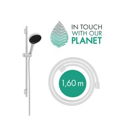 Hansgrohe Rainfinity Brauseset 130mm 8,5l/min 3jet EcoSmart, Stange S Puro 65cm, Pu... HANSGROHE-28746700 4059625487969 (Abb. 1)