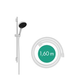 hansgrohe Rainfinity Brauseset 130mm 3jet Mattweiß mit Brausestange S Puro 650mm 14... HANSGROHE-28745700 4059625488829 (Abb. 1)