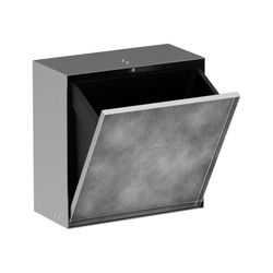 hansgrohe XtraStoris Rock Einbau Abfalleimer Edelstahl gebürstet mit befliesbarer T... HANSGROHE-56090800 4059625488782 (Abb. 1)