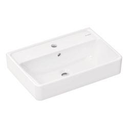 hansgrohe Xanuia Q Waschtisch Compact 550x370mm mit Hahnloch und Überlauf, Weiß... HANSGROHE-60209450 4059625534953 (Abb. 1)