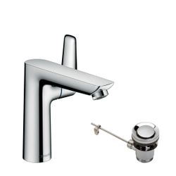 Hansgrohe Talis E Einhebel-Waschtischmischer 150mm, 5l/min, Zugstangen-Ablaufgarnit... HANSGROHE-71754000 4011097782355 (Abb. 1)