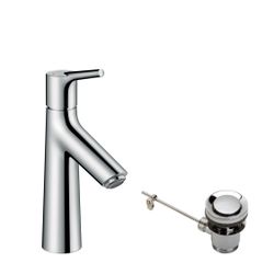 hansgrohe Talis S Einhebel-Waschtischmischer 100mm 5l/min mit Zugstangen-Garnitur, ... HANSGROHE-72020000 4011097770161 (Abb. 1)