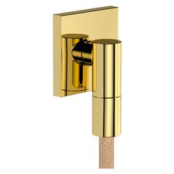 Hansgrohe AXOR Wall outlet Fine Wandanschluss eckig, 25l/min, G 1/2", Polished Gold... HANSGROHE-36738990 4059625680711 (Abb. 1)