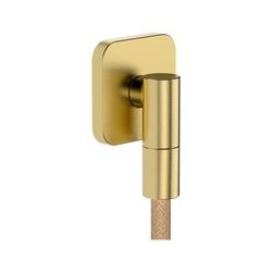 Hansgrohe AXOR Wall outlet Fine Wandanschluss softsquare, 25l/min, G 1/2", Brushed ... HANSGROHE-36739250 4059625663820 (Abb. 1)