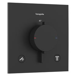 Hansgrohe Ecostat Comfort E Thermostat Unterputz, 25,7l/min, für 2 Verbraucher, Mat... HANSGROHE-33711670 4059625624203 (Abb. 1)