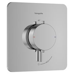 Hansgrohe Ecostat Comfort Q Thermostat Unterputz, 25,2l/min, für 1 Verbraucher, Chr... HANSGROHE-33712000 4059625624142 (Abb. 1)