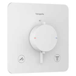 Hansgrohe Ecostat Comfort Q Thermostat Unterputz, 25,7l/min, für 2 Verbraucher, Mat... HANSGROHE-33713700 4059625624494 (Abb. 1)