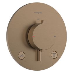 Hansgrohe Ecostat Comfort S Thermostat Unterputz, 25,7l/min, für 2 Verbraucher, Bru... HANSGROHE-33715140 4059625624739 (Abb. 1)