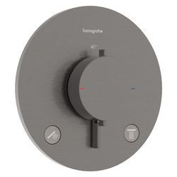 Hansgrohe Ecostat Comfort S Thermostat Unterputz, 25,7l/min, für 2 Verbraucher, Bru... HANSGROHE-33715340 4059625624722 (Abb. 1)