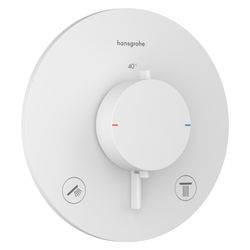 Hansgrohe Ecostat Comfort S Thermostat Unterputz, 25,7l/min, für 2 Verbraucher, Mat... HANSGROHE-33715700 4059625624692 (Abb. 1)