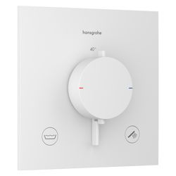 Hansgrohe Ecostat Comfort E Thermostat Unterputz, 25,7l/min, für 2 Verbraucher, int... HANSGROHE-33716700 4059625624623 (Abb. 1)