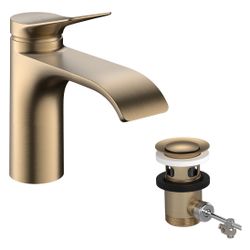 Hansgrohe Vivenis Einhebel-Waschtischmischer 80mm, 5l/min, CoolStart, Zugstangen-Ab... HANSGROHE-75014140 4059625555071 (Abb. 1)