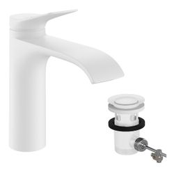 hansgrohe Vivenis Einhebel-Waschtischmischer 110mm 5l/min CoolStart Mattweiß mit Zu... HANSGROHE-75023700 4059625399811 (Abb. 1)