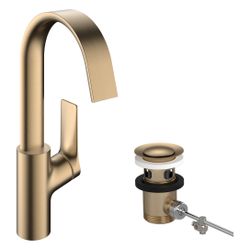 Hansgrohe Vivenis Einhebel-Waschtischmischer 210mm, 5l/min, Schwenkauslauf, Zugstan... HANSGROHE-75030140 4059625555170 (Abb. 1)