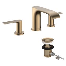 Hansgrohe Vivenis 3-Loch Waschtischarmatur 90mm, 5l/min, Zugstangen-Ablaufgarnitur,... HANSGROHE-75033140 4059625555453 (Abb. 1)
