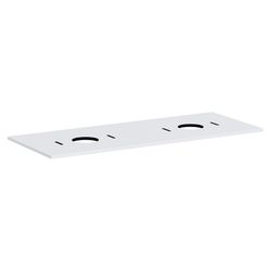 Hansgrohe Xilesa E Konsole 1375x550mm, 2 Ausschnitte für Aufsatzwaschtisch ohne Hah... HANSGROHE-54280700 4059625547175 (Abb. 1)