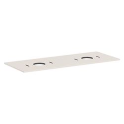 Hansgrohe Xilesa E Konsole 1375x550mm, 2 Ausschnitte für Aufsatzwaschtisch ohne Hah... HANSGROHE-54280780 4059625547168 (Abb. 1)