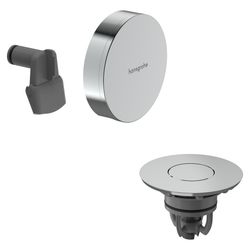 Hansgrohe Exafill Fertigset Wanneneinlauf, Ablauf-/Überlaufgarnitur, 23l/min, Rahme... HANSGROHE-58131000 4059625514191 (Abb. 1)