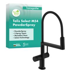 hansgrohe Talis Select M54 Einhebel-Küchenmischer 210mm 5,6l/min, 3jet, Mattschwarz... HANSGROHE-72861670 4059625565605 (Abb. 1)