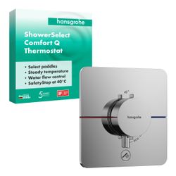 Hansgrohe ShowerSelect Comfort Q Thermostat Unterputz, 32,8l/min, für 1 Verbraucher... HANSGROHE-15589000 4059625466421 (Abb. 1)
