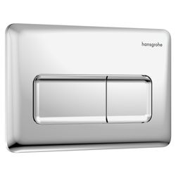 Hansgrohe iFrame Original Q Betätigungsplatte für 2-Mengen-Spülung, Kunststoff, mec... HANSGROHE-66001000 4059625610817 (Abb. 1)