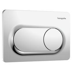 Hansgrohe iFrame Original S Betätigungsplatte für 2-Mengen-Spülung, Kunststoff, mec... HANSGROHE-66002000 4059625610770 (Abb. 1)