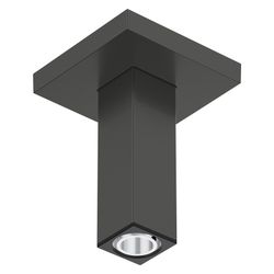 Hansgrohe Deckenanschluss E, 100mm, Unterputzmontage, Brushed Black Chrome... HANSGROHE-24338340 4059625533239 (Abb. 1)