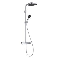 Hansgrohe Activera S Showerpipe Duschsystem 1jet, EcoSmart, Kopfbrause 240mm, Handb... HANSGROHE-28078000 4059625605165 (Abb. 1)