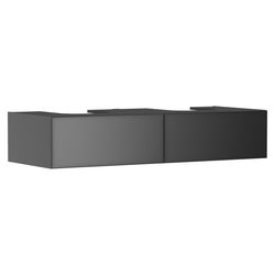 Hansgrohe Xevolos E Waschtischunterschrank Schiefergrau Matt 1370x550mm, 2 SK für K... HANSGROHE-54318770 4059625635087 (Abb. 1)