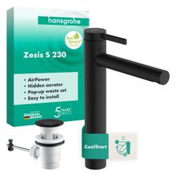 Hansgrohe Zesis S Einhebel-Waschtischmischer 230 CoolStart für Aufsatzwaschtische m... HANSGROHE-74730670 4059625563052 (Abb. 1)