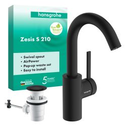 Hansgrohe Zesis S Einhebel-Waschtischmischer 210 CoolStart mit Schwenkauslauf und Z... HANSGROHE-74740670 4059625563038 (Abb. 1)