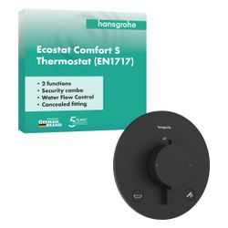 Hansgrohe Ecostat Comfort S Thermostat Unterputz, 25,7l/min, für 2 Verbraucher, int... HANSGROHE-33718670 4059625624913 (Abb. 1)